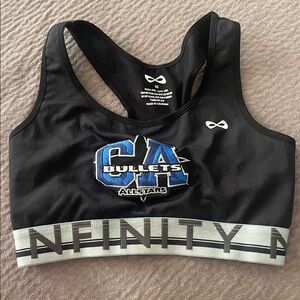 Nfinity CA California Allstars S4 Summit 2018 Practice Wear Sports Bra